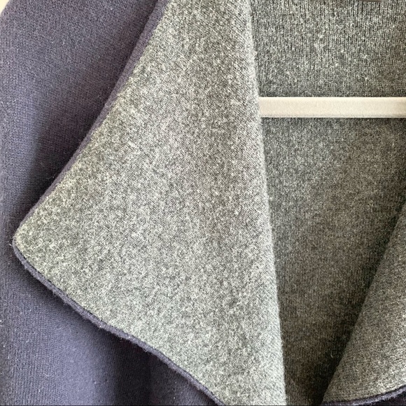 ANN TAYLOR Wool Cardigan Blue/Gray Size S - Picture 3 of 8